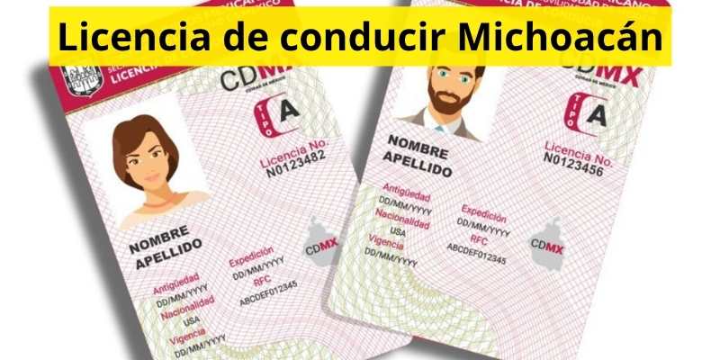 Licencia de conducir Michoacán