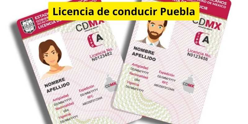Licencia de conducir Puebla