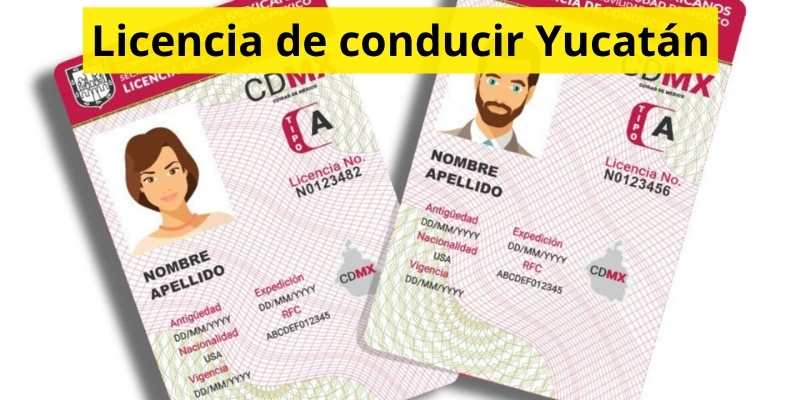 Licencia de conducir Yucatán