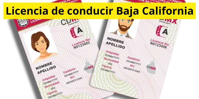 Licencia de conducir Baja California