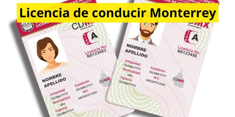 Licencia de conducir Monterrey