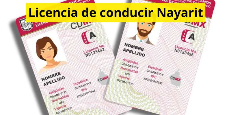 Licencia de conducir Nayarit