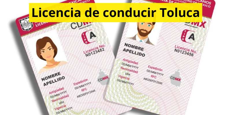 Licencia de conducir Toluca