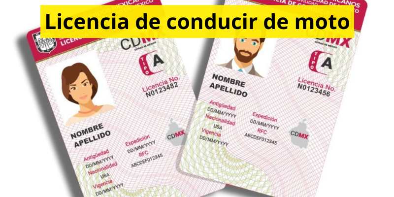 Licencia de conducir de moto