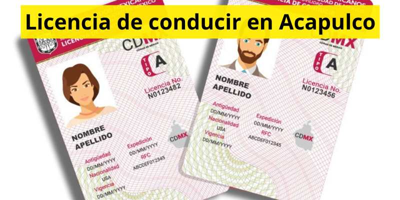 Licencia de conducir en Acapulco