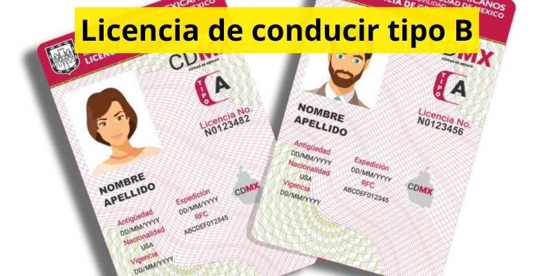 Licencia de conducir tipo B