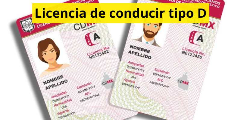 Licencia de conducir tipo D