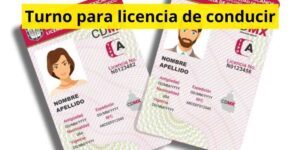 Turno para licencia de conducir