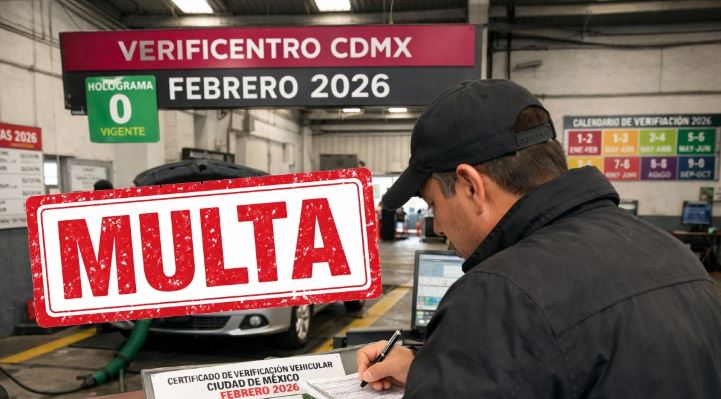 Multas CDMX por no verificar